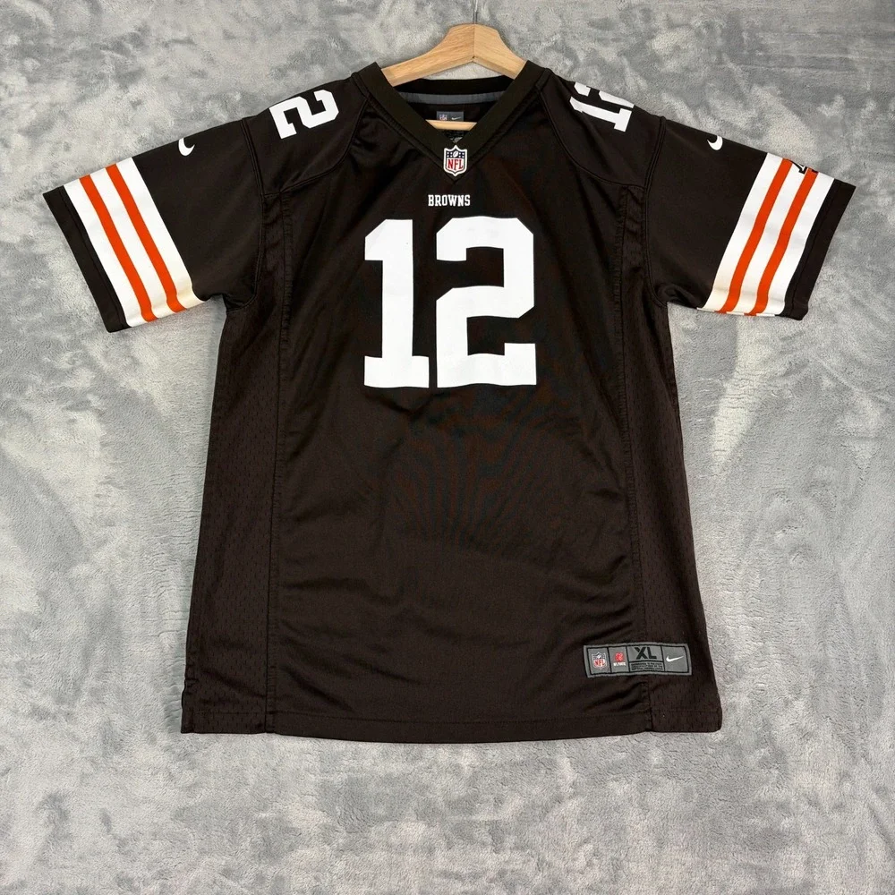 Cleveland Browns Colt McCoy #12 Nike On Field Home Jersey Youth Size XL